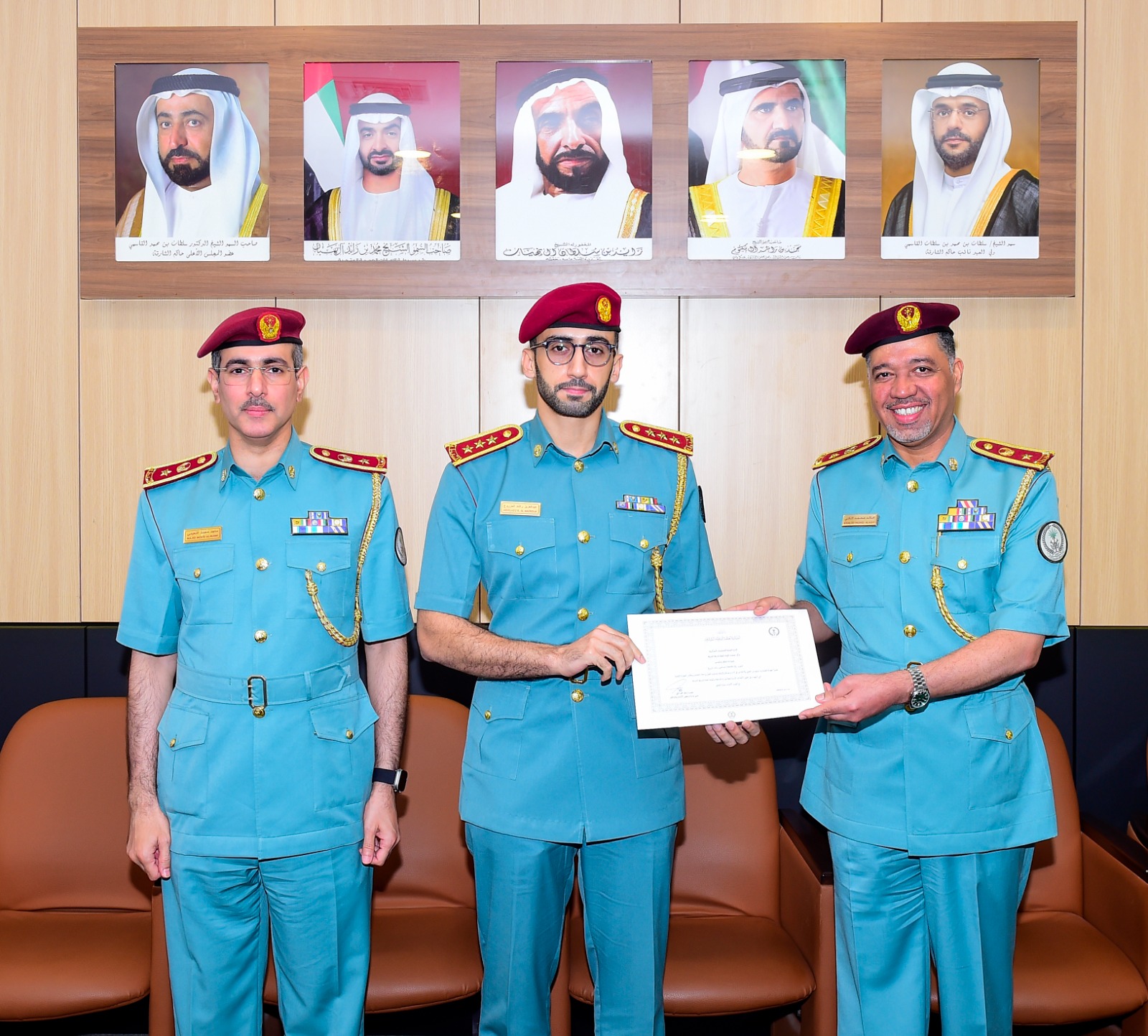 Sharjah Police honours a distinguished officer