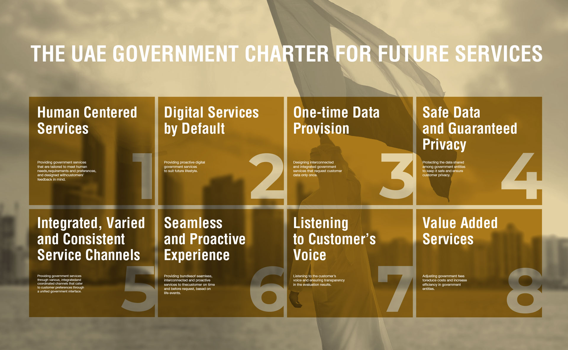The UAE Government Charter For Future Services